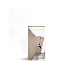 SELETTI Glass Vase - Two of Spades - Big