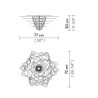 SLAMP Aurora Ceiling lamp large