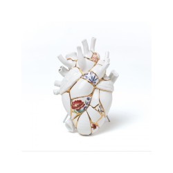 SELETTI Jarrón de porcelana "Love In Bloom" - Kintsugi | Lightandshade