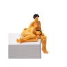 SELETTI Love is a verb - jean & jean set 2 resin statuette