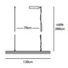 Jacco Maris Framed ø 120cm suspension lamp