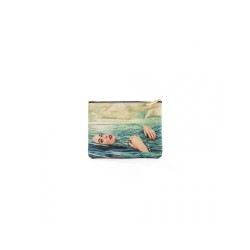 Seletti Toiletpaper Seagirl small Cosmetic Bag