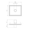 Brick In The Wall 200Cent Round Semi Trimless Excl. Driver Fix recessed spot