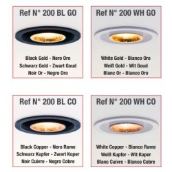 Brick In The Wall 200Cent Round Low Trim Excl. Driver Fix Ip54 Bathroom recessed spot