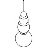 PSM Lighting Colette 2404.16 PSM Lighting Colette 2404.16.TXM Suspension lamp