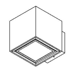 PSM Lighting Beta 1753.Es50 Wall Lamp