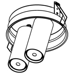 PSM Lighting Pivot 1594.150.S1 Recessed Spot