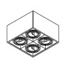 PSM Lighting Spinner X Ar70 1880 Ceiling Lamp