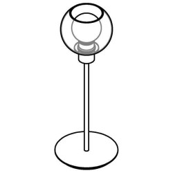 PSM Lighting Moby Sh 1619.Sh.A.300 Table Lamp