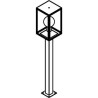 PSM Lighting Polo T1183 Garden Pole