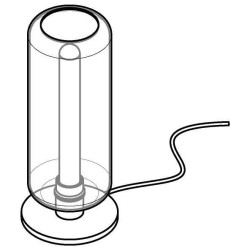 PSM Lighting Manon 1558.P.E27 Table Lamp