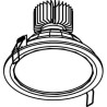 PSM Lighting Koza X - Inca Xtm 1767.1300.Ip20.Pl Recessed Spot