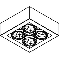 PSM Lighting Luxor 4084.Ip20 Ceiling Lamp