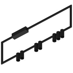 PSM Lighting Thindr 1747.As.7 Ceiling Lamp