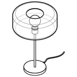 PSM Lighting Manon 1564.Q.E27 Table Lamp