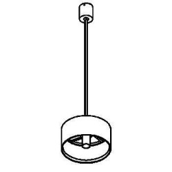 PSM Lighting Spazio 3071.G9 Suspension Lamp