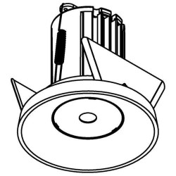 PSM Lighting Odile 2941.Dc.250Ma.S2 Recessed Spot