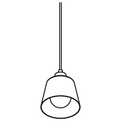 PSM Lighting Shake 5551.E27 Suspension Lamp