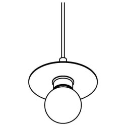 PSM Lighting Angelo 4984.Sh.E27 Suspension Lamp