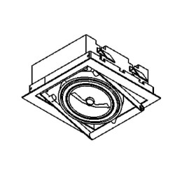 PSM Lighting Spinner 950 Recessed Spot
