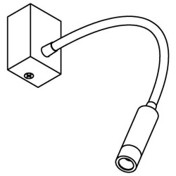 PSM Lighting Lipstick 1895 Wall Lamp