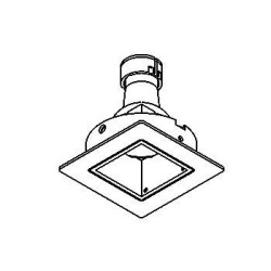 PSM Lighting Square Click System Castomba.Es50 Recessed Spot