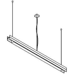 PSM Lighting Clip Double 2538.Aled Suspension Lamp
