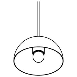 PSM Lighting Hangover 1624 PSM Lighting Hangover 1624.190.TX1 Suspension lamp