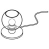 PSM Lighting Moby Sh 991.SH.A Table lamp