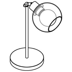 PSM Lighting Moby Sh 1621.Sh.A.300 Table Lamp