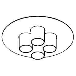 PSM Lighting Titus 998 Ceiling Lamp