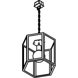 PSM Lighting Polo W747.Ch Suspension Lamp