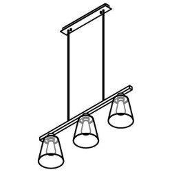 PSM Lighting Shake 5584.E27 Suspension Lamp