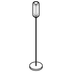 PSM Lighting Manon 1591.P.E27 Floor Lamp
