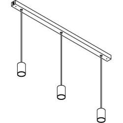 PSM Lighting Naomi - Radar 1829X3.Ip20 Suspension Lamp
