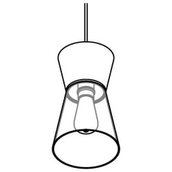 PSM Lighting Shake 5532.E27.Led Suspension Lamp