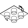 PSM Lighting Stella 8373 Ceiling Lamp