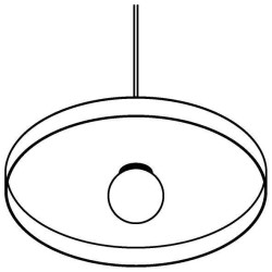 PSM Lighting Skivve 4959.E27.1M PSM Lighting Skivve 4959.E27.1M.TX1 Suspension lamp