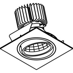 PSM Lighting Ø100 Luxor Xtm.1300.10040.S2 Recessed Spot