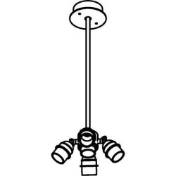 PSM Lighting Maestro For Shade 5004.E27.B3 Suspension Lamp