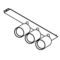 PSM Lighting Times Combi Stiletto 8279 Ceiling Lamp