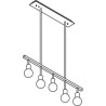 PSM Lighting Maestro 5018.5 Suspension Lamp