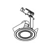 PSM Lighting Ø80 Convertible Diva50.Es50.Ln Recessed Spot