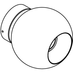 PSM Lighting Colette 2410.16 PSM Lighting Colette 2410.16.BRC Wall lamp