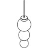 PSM Lighting Cecile 2505 Suspension lamp