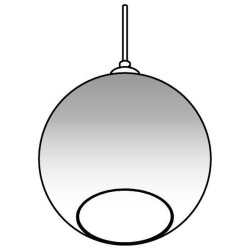 PSM Lighting Moby Sh 4950.C.E27.Sh Suspension Lamp