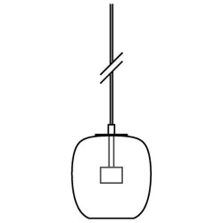 PSM Lighting Moby Deco 3992.E.XTM.TR.16 Suspension lamp