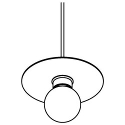 PSM Lighting Angelo 4985.Sh.E27 Suspension Lamp