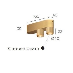 Trizo21 Audy 2 up Rounded ceiling lamp