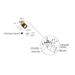 Trizo21 Audette-Duo in C ceiling lamp